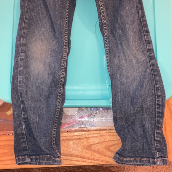 Levi straight leg jeans with side adjusting waist size 7 regular - Picture 4 of 10